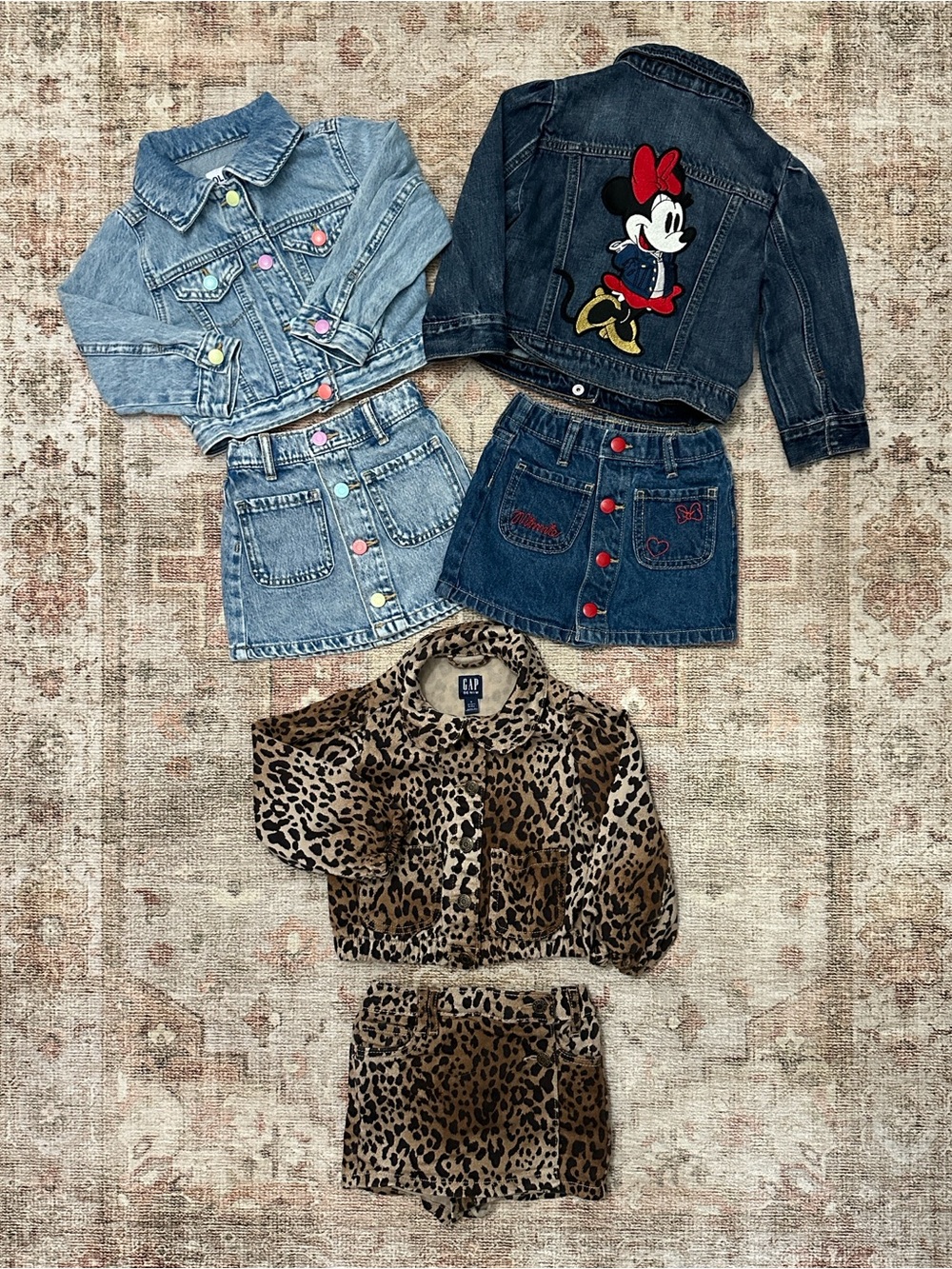 COPY Toddler 2T Baby GAP & Old Navy Denim Skirt Sets